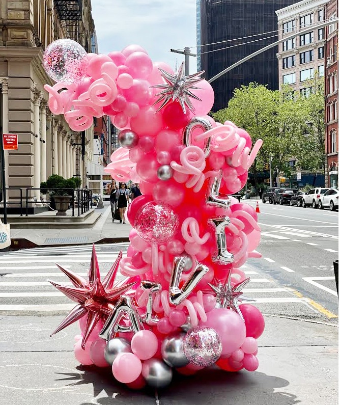 Balloon Column With Name