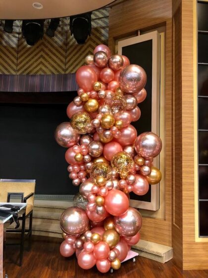 Golden Glitter Column