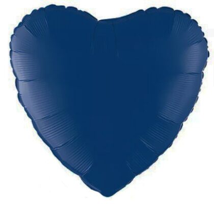 Navy - 18" Heart