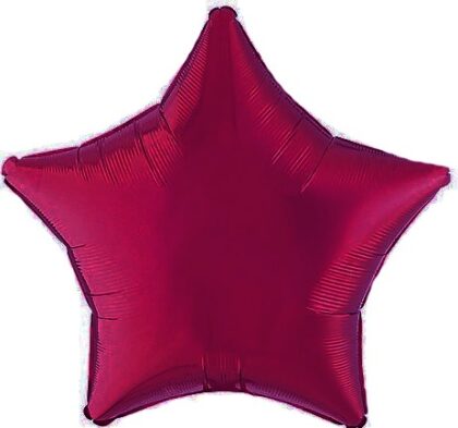 Burgundy 21" Star