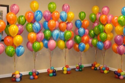 60's Tie Dye Balloon Tree