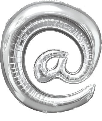 At Sign @ - Silver