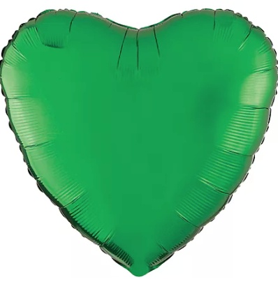 Emerald Green - 18" Heart