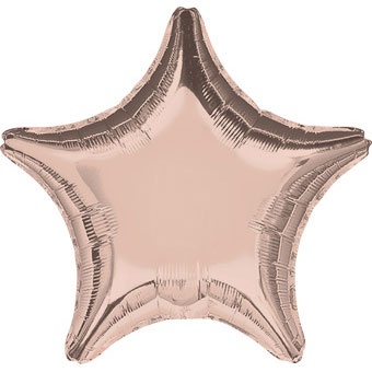 Rose Gold - 21" Star
