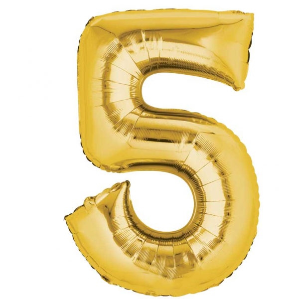 Number Five - Gold