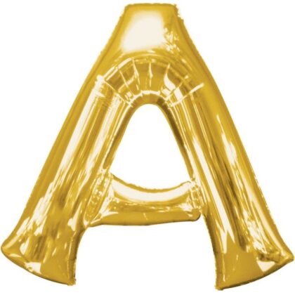Letter A - Gold
