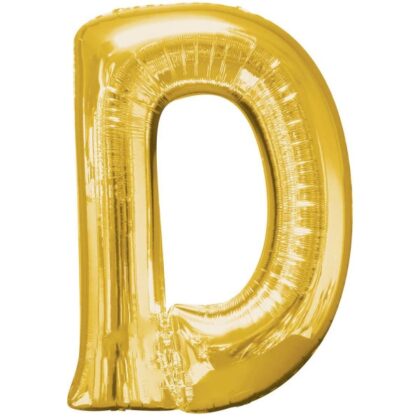 Letter D - Gold