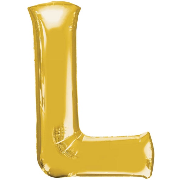 Letter L - Gold