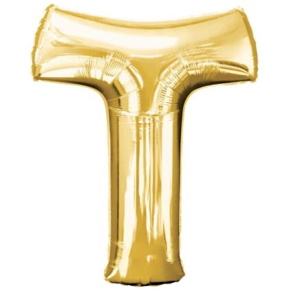 Letter T - Gold