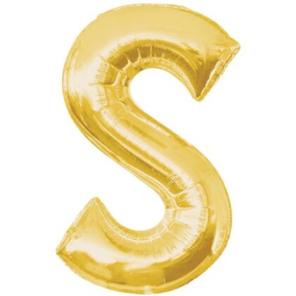 Letter S - Gold