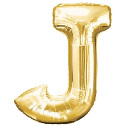 Letter J - Gold