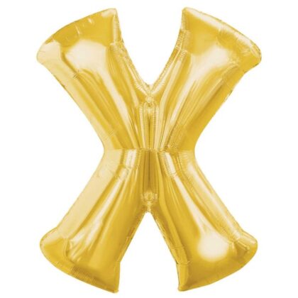 Letter X - Gold