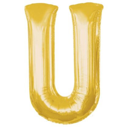 Letter U - Gold