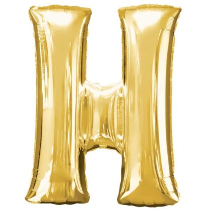 Letter H - Gold
