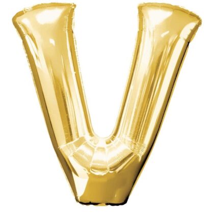 Letter V - Gold