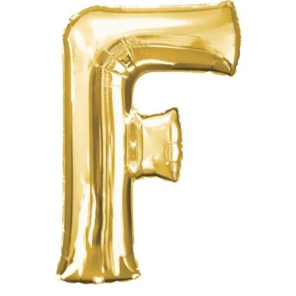 Letter F - Gold