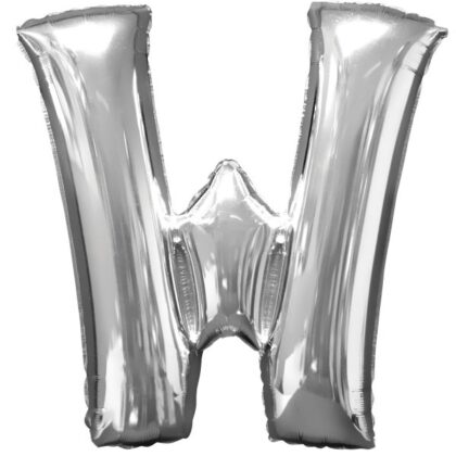 Letter W - Silver