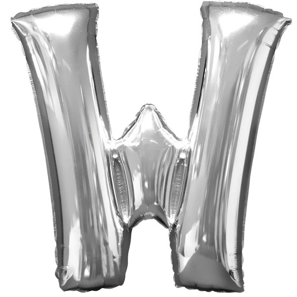 Letter W - Silver
