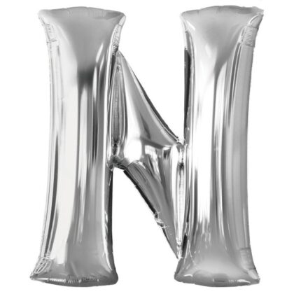 Letter N - Silver