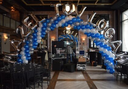 Mazel Tov Logan Balloon Archway