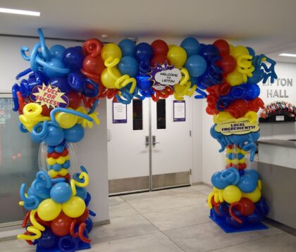 NYU Lipton Hall Funky Balloon Archway