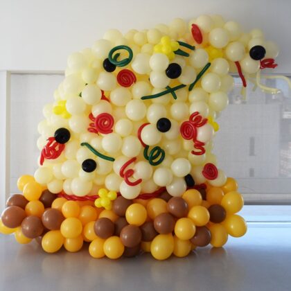 Custom Organic Pizza Sculpture