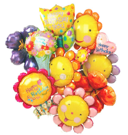 SUNS, FLOWERS & SUMMER BALLOONS