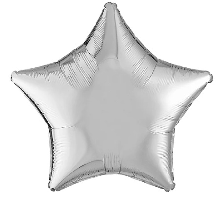 Silver - 36" Star
