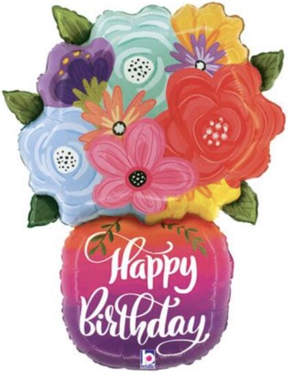 Birthday Flower Vase