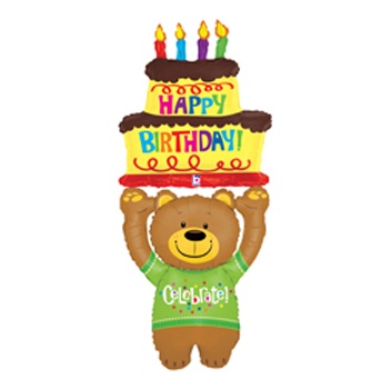 4' Birthday Bear