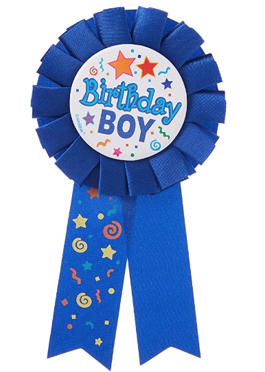 Birthday Boy Ribbon