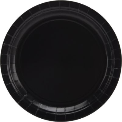 Black Dinner Plate