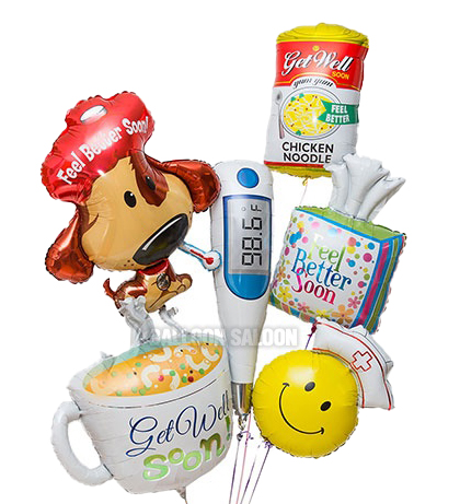 GET WELL & SMILE BALLOONS