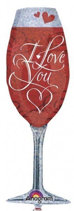 I Love You Glass