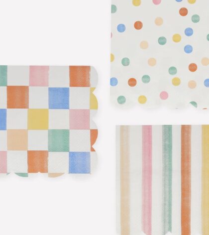 Large Colorful Pattern Napkins
