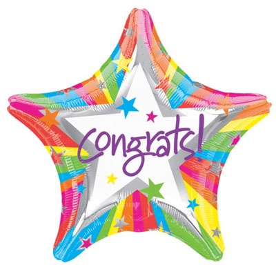 18" Congrats Star