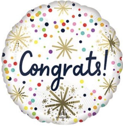 18" Congrats Sparkle