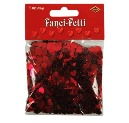 Red Hearts Confetti