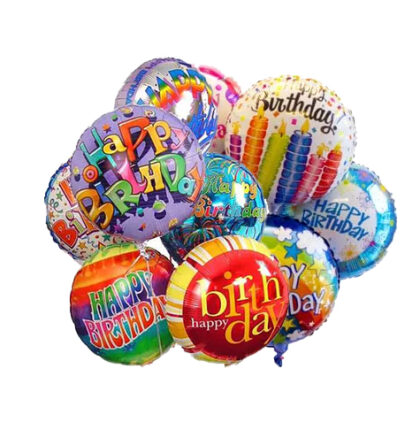 BIRTHDAY BALLOONS 18in