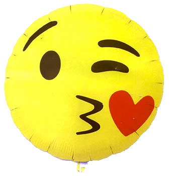 18" Emoji Kissing Heart