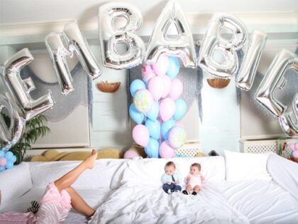 Letter Balloons and Balloon Tree for Babies