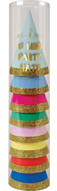 Mini Multicolor Party Hats