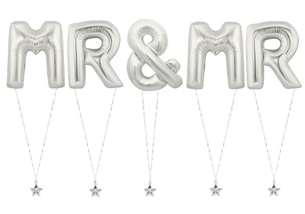 Mr & Mr Letter Bouquet