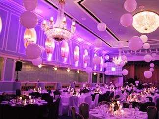 New Years Eve Balloon Centerpieces