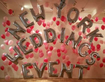 New York Weddings Event Letter Banner
