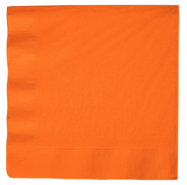 Orange Beverage Napkin