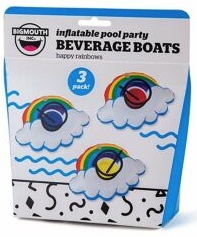 Happy Rainbow Beverage Boat