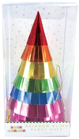 Rainbow Bling Hats