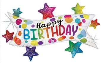 Rainbow Birthday Banner