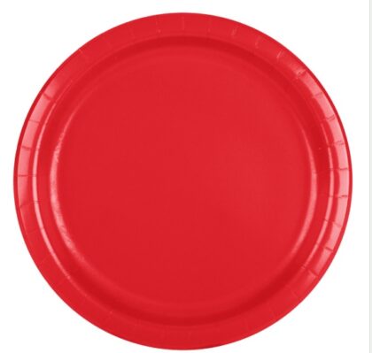 Red Dinner Plate